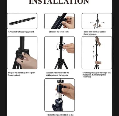 Ring Lights Tripod Stand Colour Lights Mobile Holder