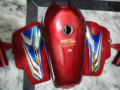 honda 125 23 model  genuine fuel tank tapy silencer