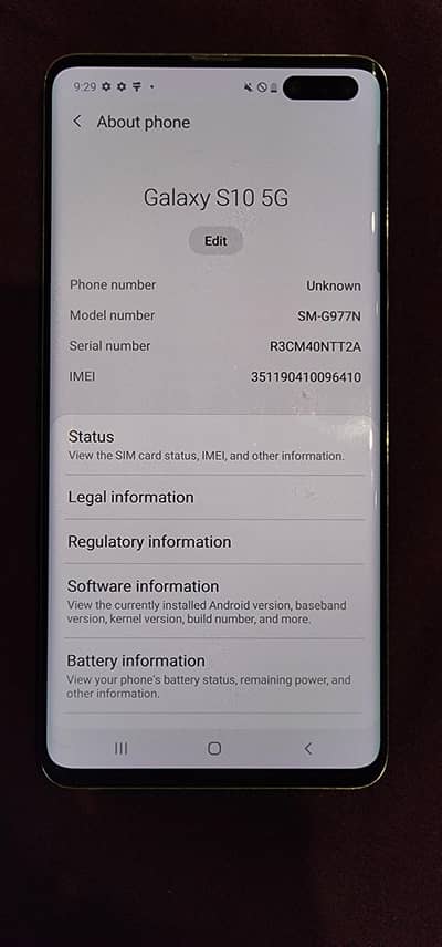 Samsung Mobile S10 5G