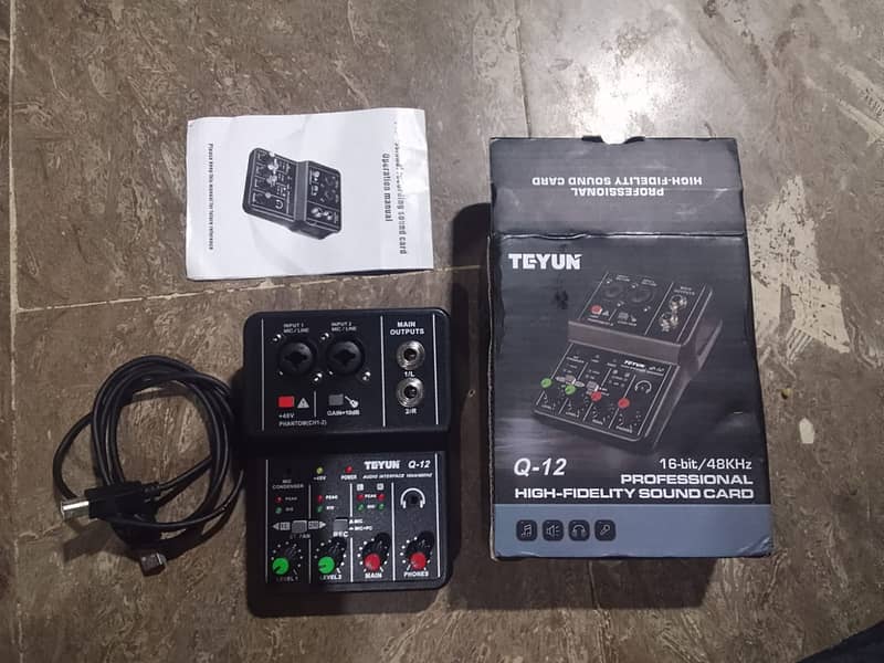 TEYUN Q12 Audio Interface 1