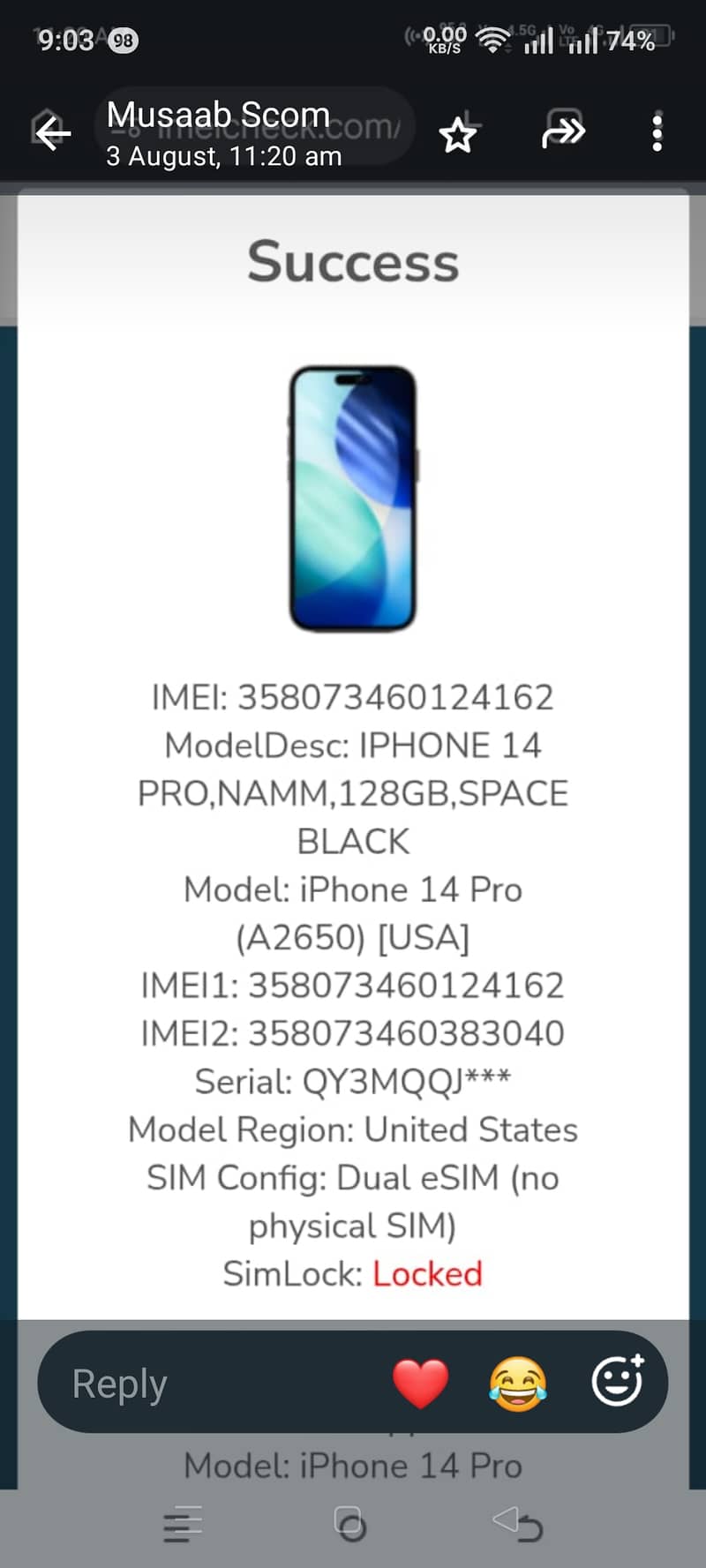 Apple iPhone 14 Pro 5