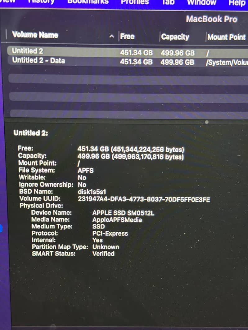 Macbook pro 2016 5