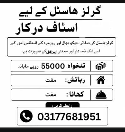 URGENT HIRING | Jaldi Rabta krian Urgent zarrorat ha staff ki