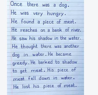 accigment writing