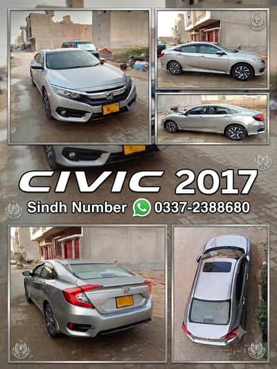Civic 2017 Karachi number