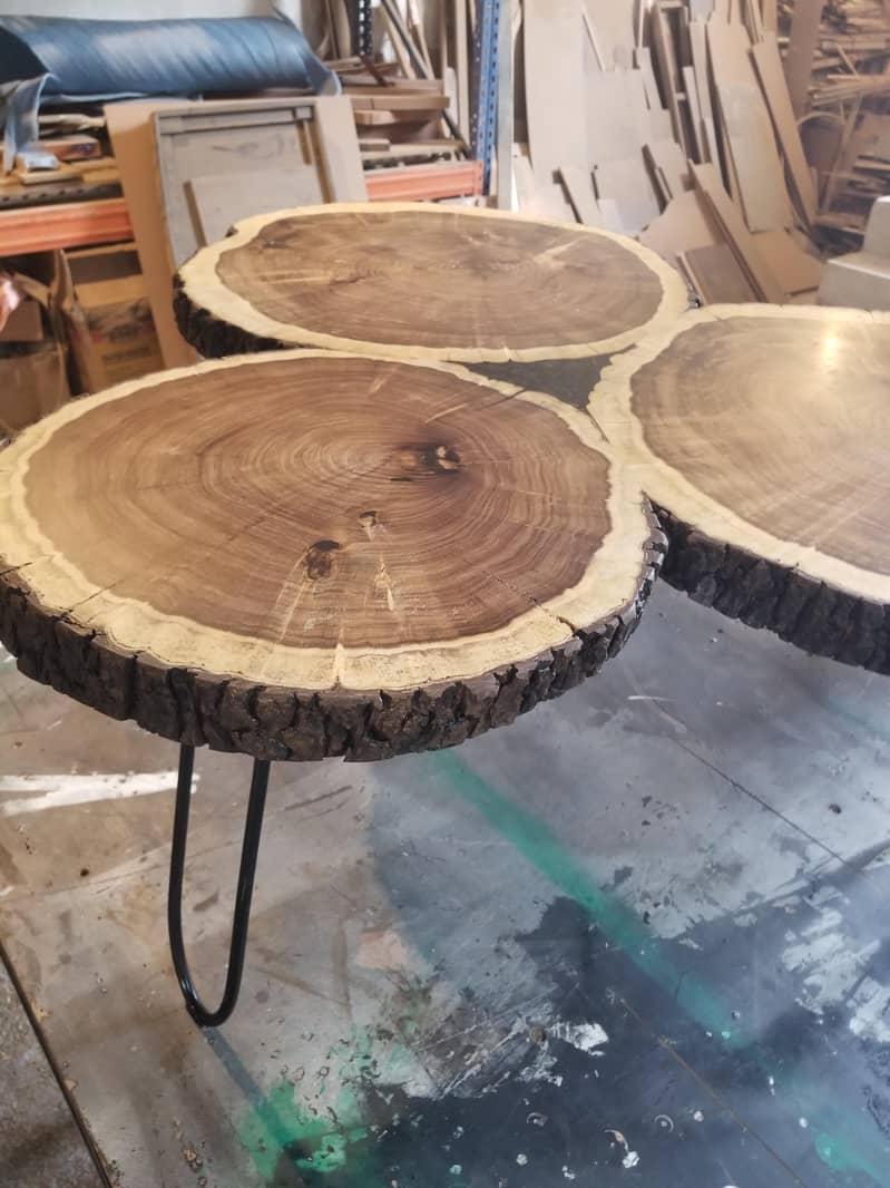 Custom Log Slice Coffee Table 2