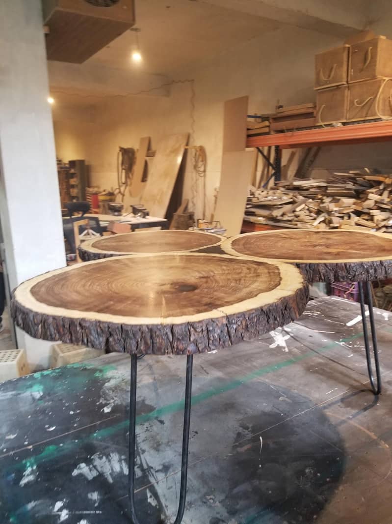 Custom Log Slice Coffee Table 3