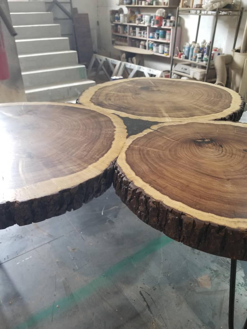 Custom Log Slice Coffee Table 4