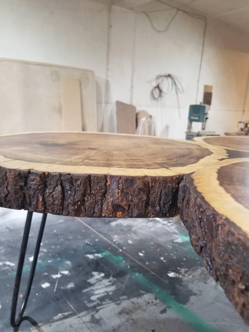 Custom Log Slice Coffee Table 5