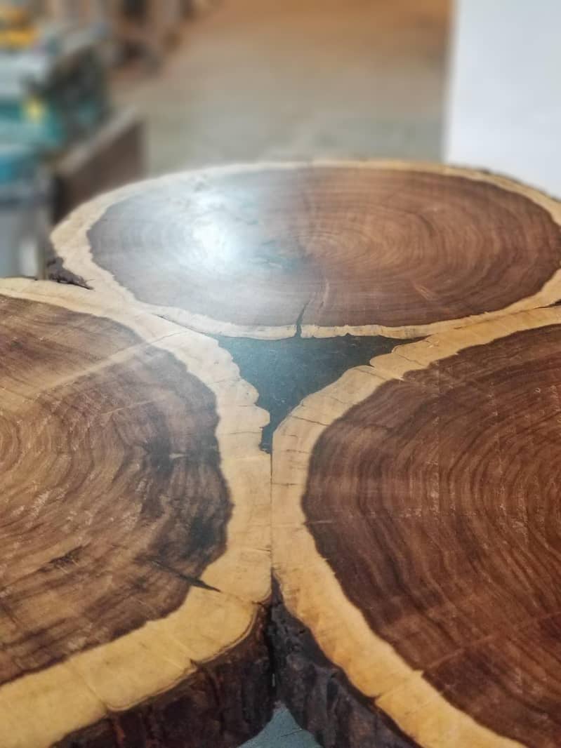 Custom Log Slice Coffee Table 6