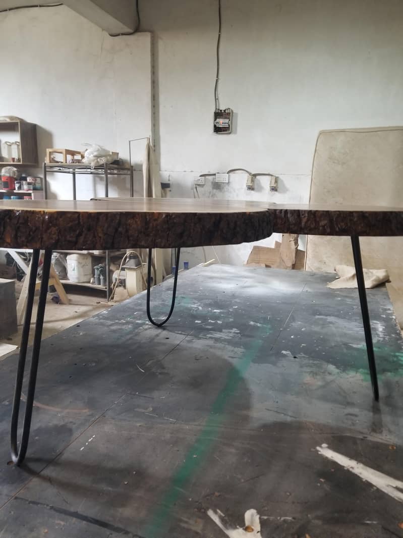 Custom Log Slice Coffee Table 13