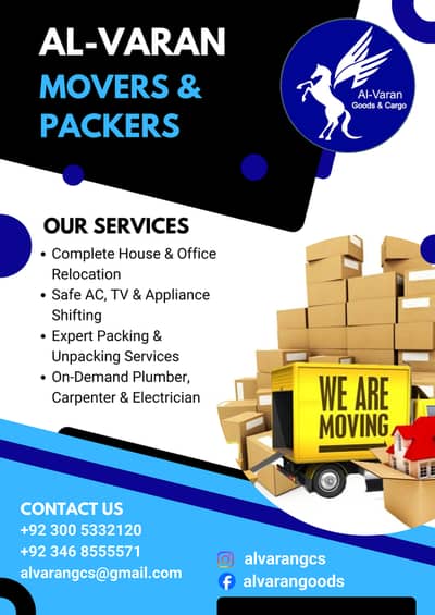 Professional Movers & Packers | Home Shifting Services