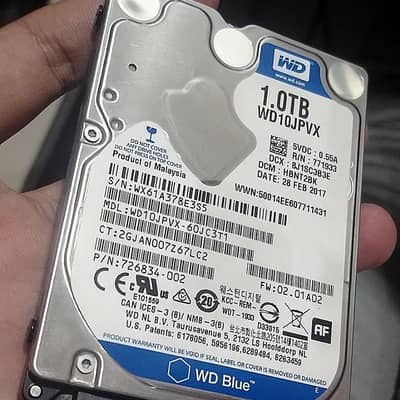 100 percent health WB Blue 1TB Hard Drive