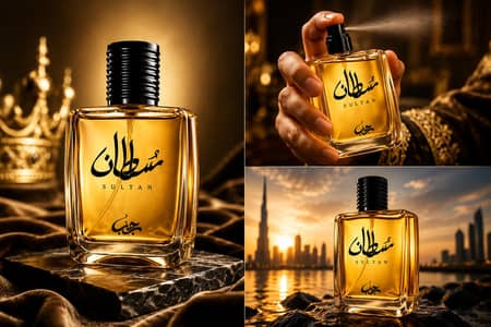 Sultan Zircon Perfume For Men Golden Yellow Bottle