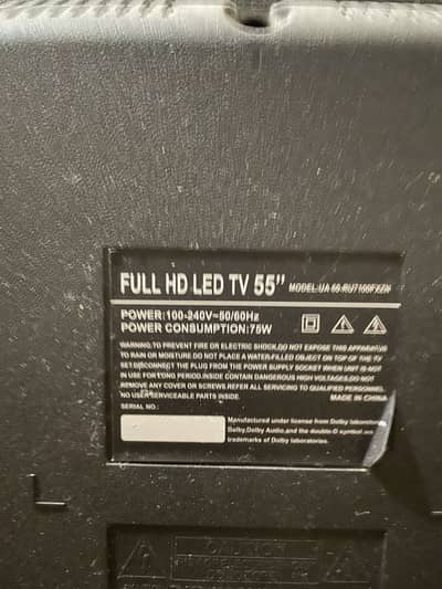 Samsung led up for sale 55 inch