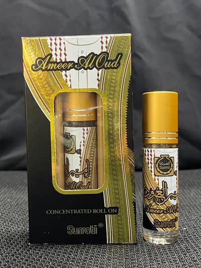 Original Surrati Ameer Al Oudh Perfume Oil (Attar) – 6ml