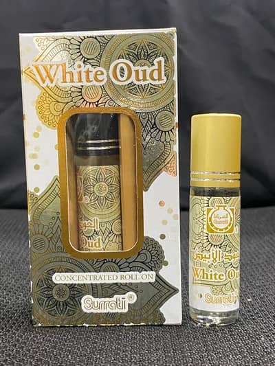 Original Surrati White Oudh Perfume Oil (Attar) – 6ml