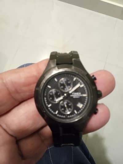 Watch Timex,Sports Coronagraph Colour Dark Brown St,Steel.