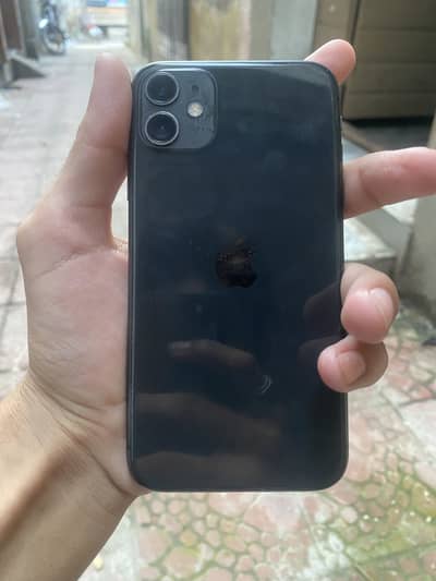 Apple iPhone 11 black colour pannel change Battery 76 64 gb factoty