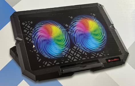CoolBELL CB-3X RGB Laptop Cooling Stand – Dual Fan
