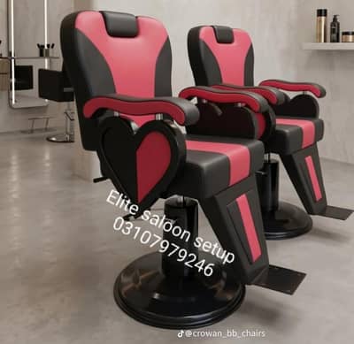 Barber chair/Cutting chair/ Shampoo unit/Trolly/Saloon Furniture.