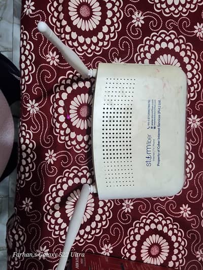 Storm fiber ka wifi router ha aik dam perfect