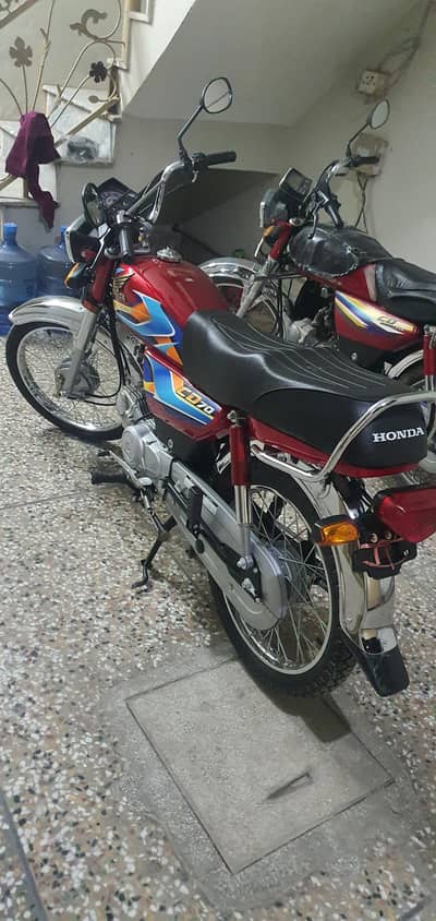 honda cd 70 only one month use 10/10 condition