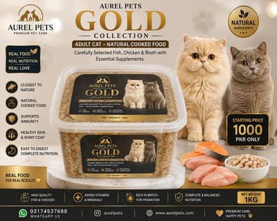 Cat food dog food