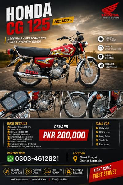 Honda CG 125 2025