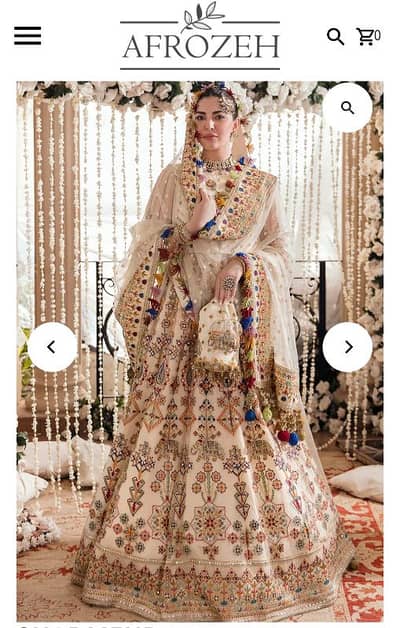Afrozeh Stitched Wedding Formal
