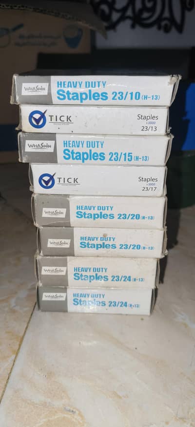 Heavy Duty Stapler, Hole Punch, Binding Tape & Staples