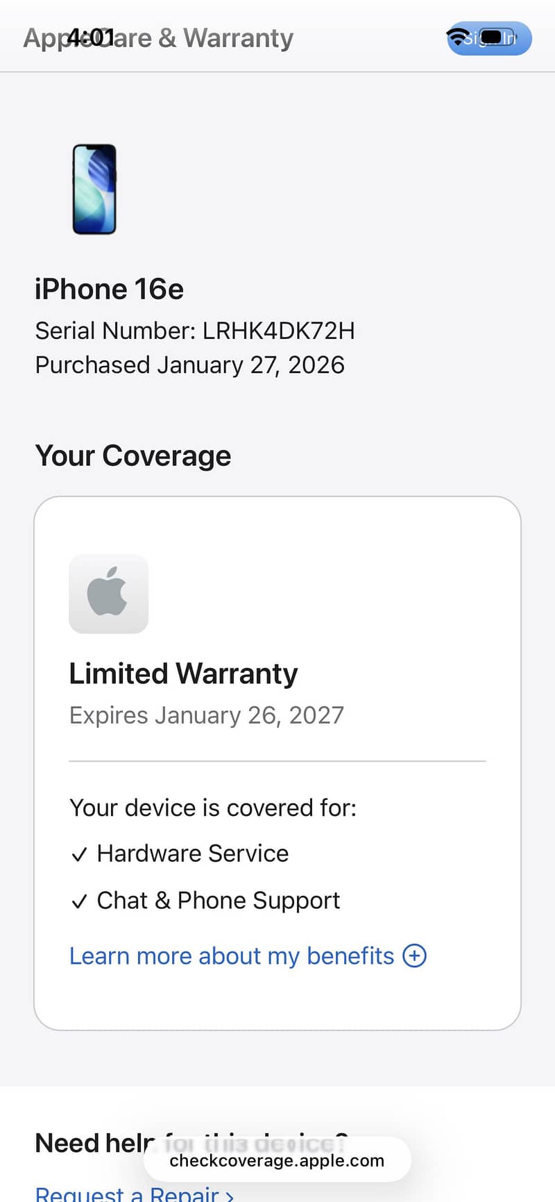 Apple iPhone 16e 5