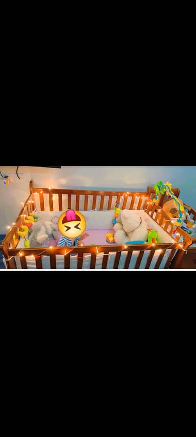 European style baby cot