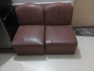 3 sofas single