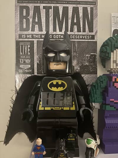 LEGO BATMAN CLOCK WORKING CONDITIONS 10/10