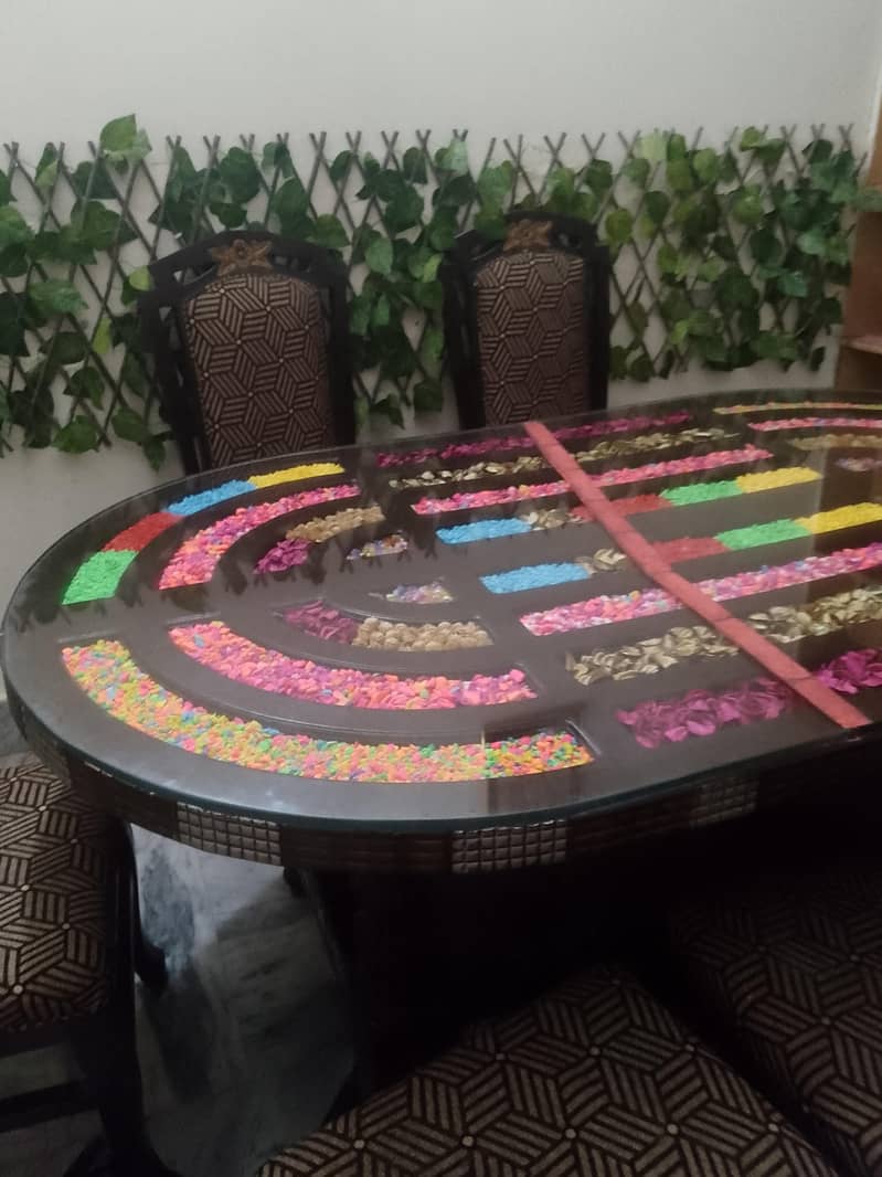 Dining table without chairs 1