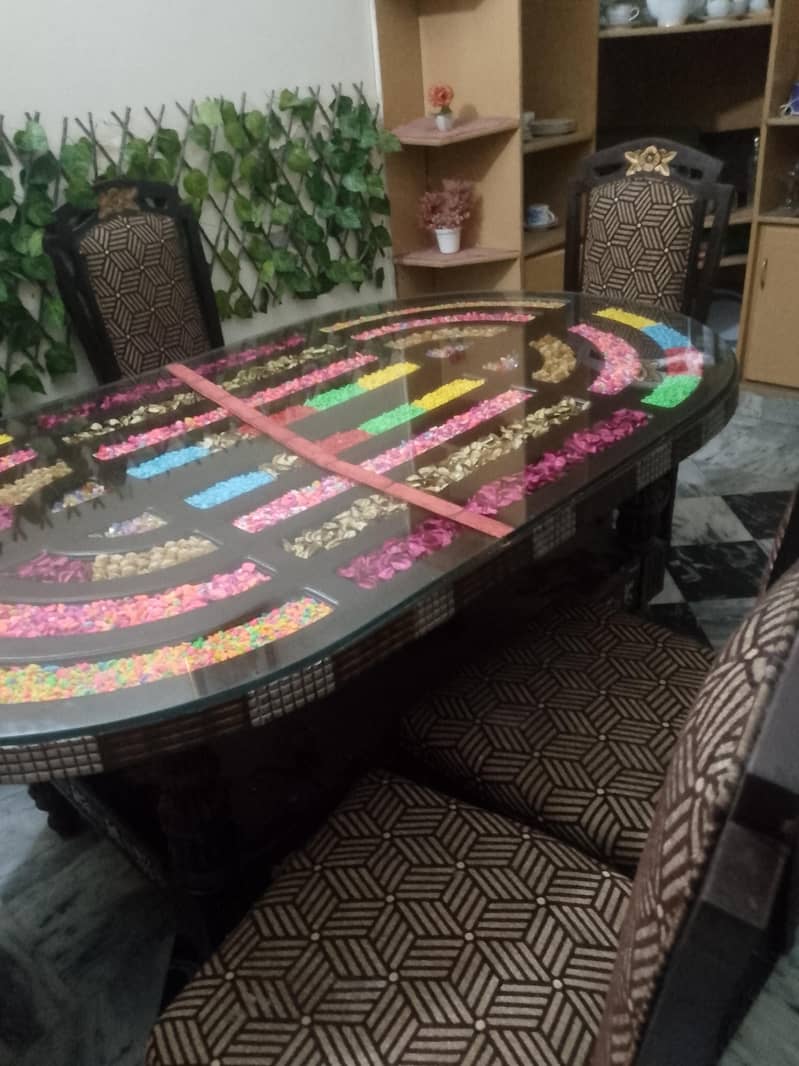 Dining table without chairs 4