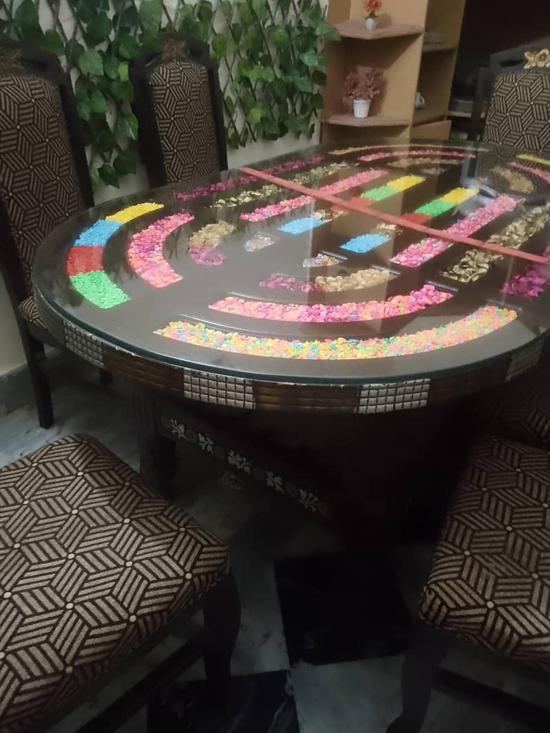 Dining table without chairs 6