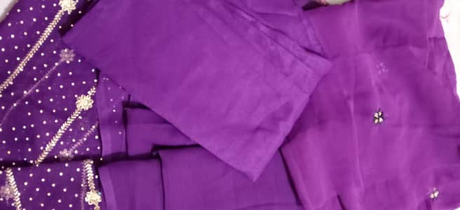 purple party wear suit