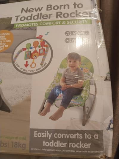 NEW BORN TO TODDLER ROCKER BABY BOUNCER