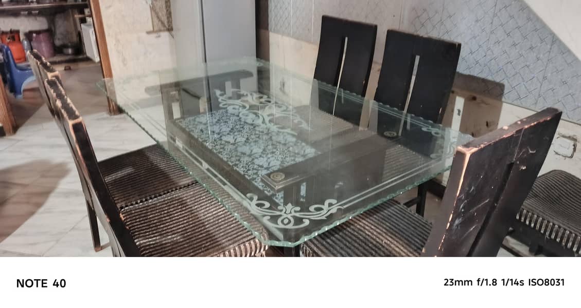 decorated mirror dinning table 1