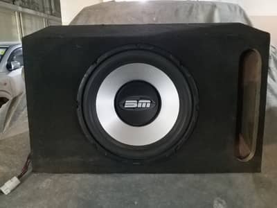 BM sub woofer and amp