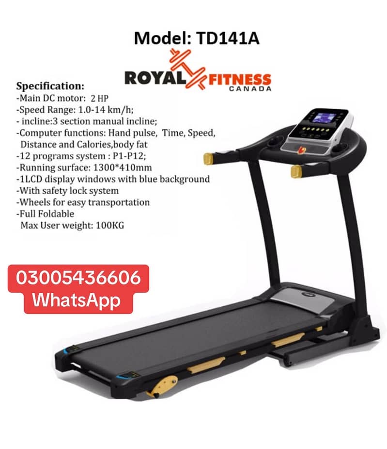 Treadmill jogging machine Running machine 8