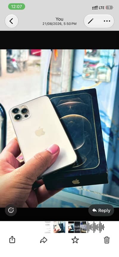 Apple iPhone 12 Pro 256GB Dual Sim PTA Aproved Glass Break hy