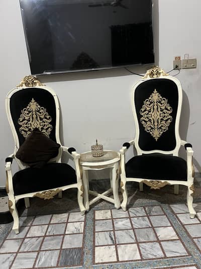 Coffee chairs and table