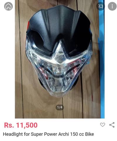 Jeniun head light for 150cc 200cc 100cc