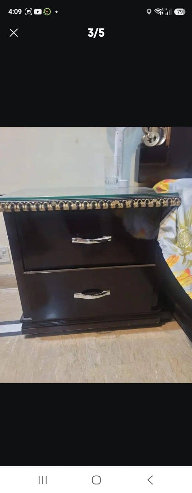 bed with dressing 4