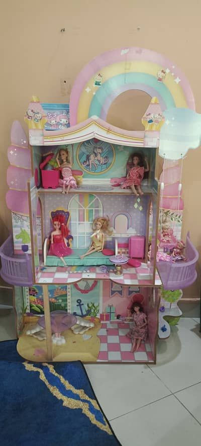 Kids Kraft unicorn mermaid doll house