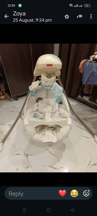 Orignal Fisher price  baby swing