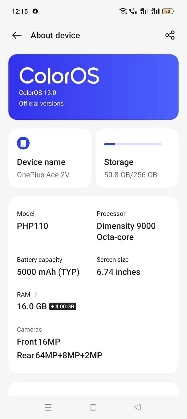 One Plus Ace 2V 7